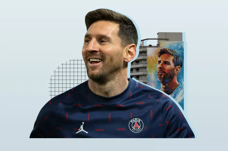 Messi-Mural