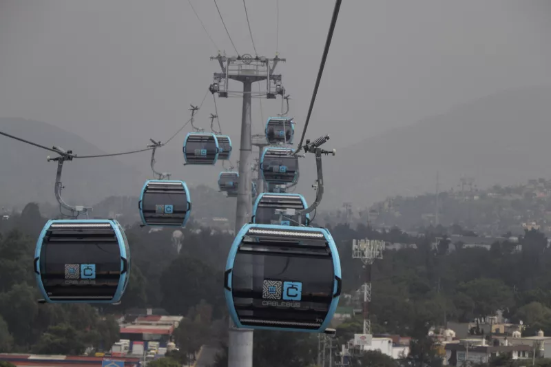Así es el Cablebús Línea 1