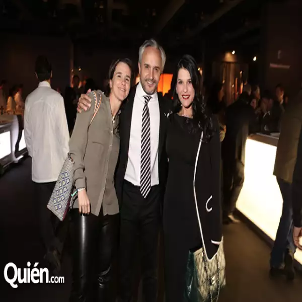 Blanca Gómez, Nicolás Vale y Martha Debayle