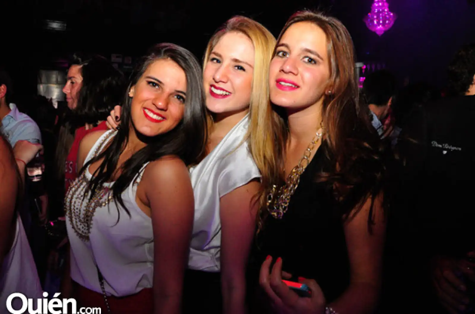 Sara Morales, Camila Fernández y Mercedes Díaz