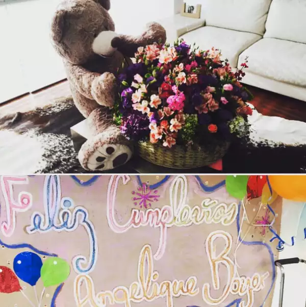 A la actriz le llovieron detalles para festejar su cumple.