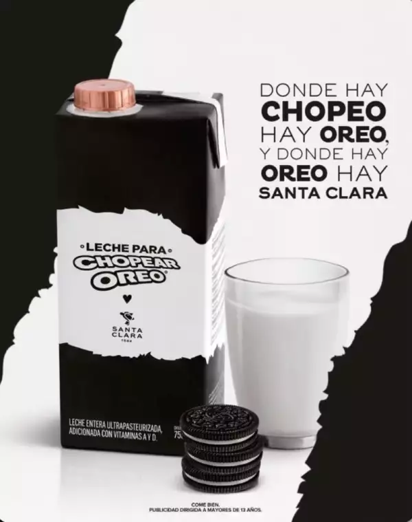 Leche Oreo