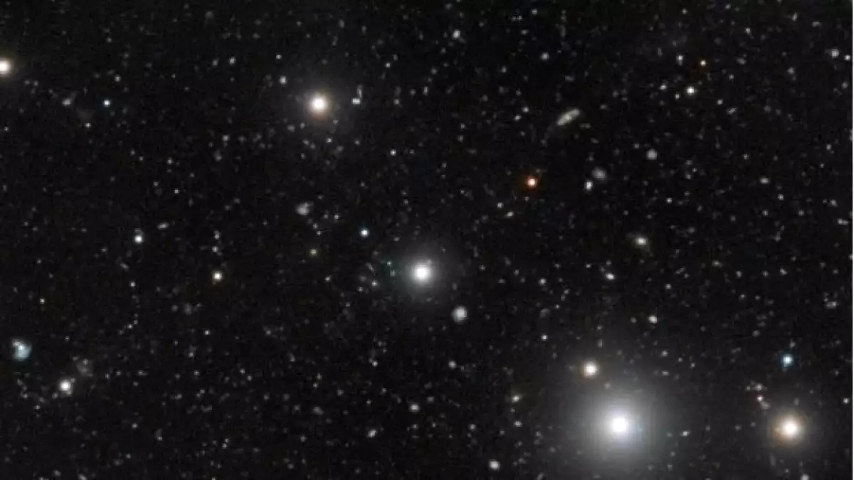 Una vista inédita de un quasar