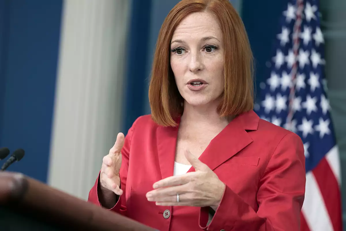 Jen Psaki vocera de la Casa Blanca