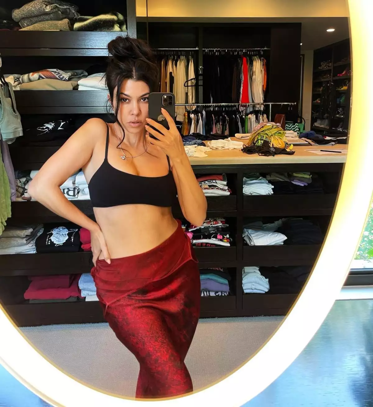 Kourtney Kardashian.