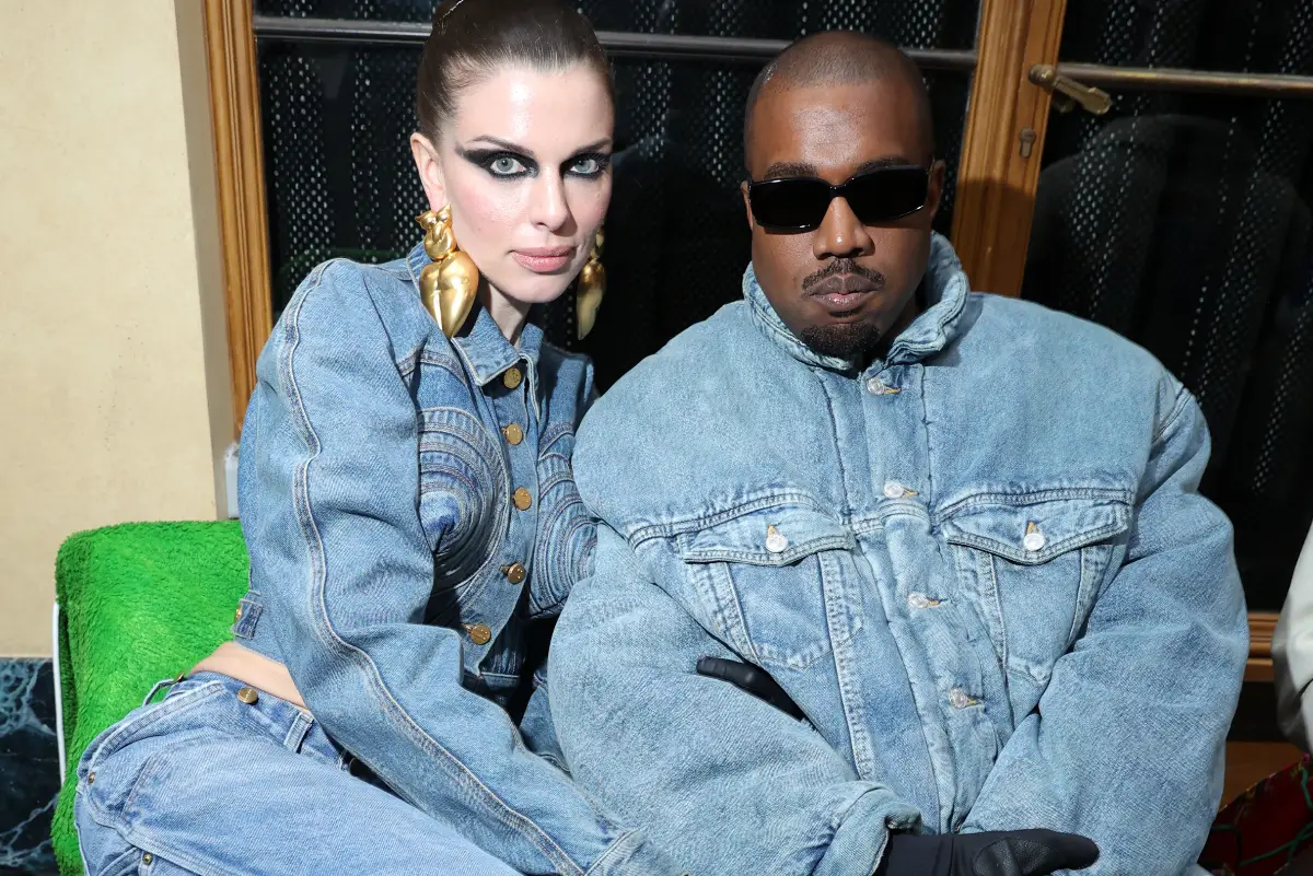 Julia Fox y Kanye West 