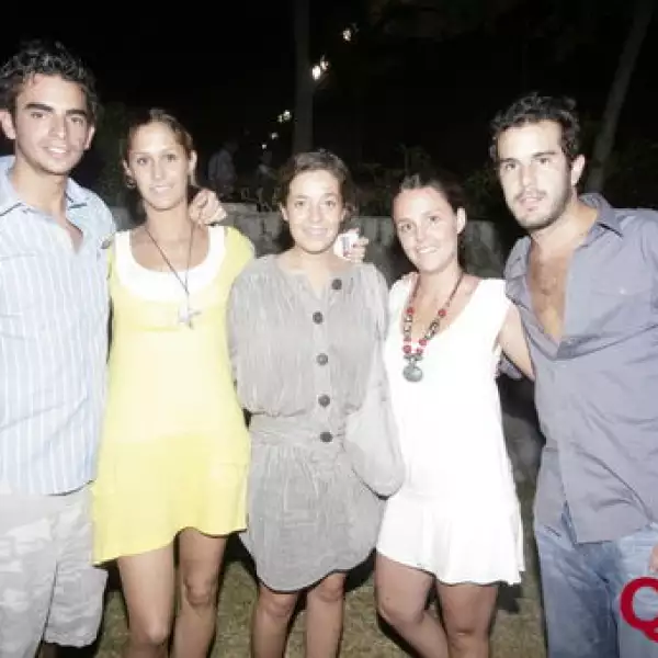Rafael Rivero, Sofía Bruneda, Valentina de María, Mariana González, Pablo Portilla