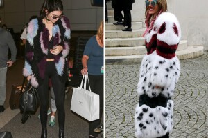 La top también arriesga como lo hace Anna Dello Russo con piezas muy llamativas.
