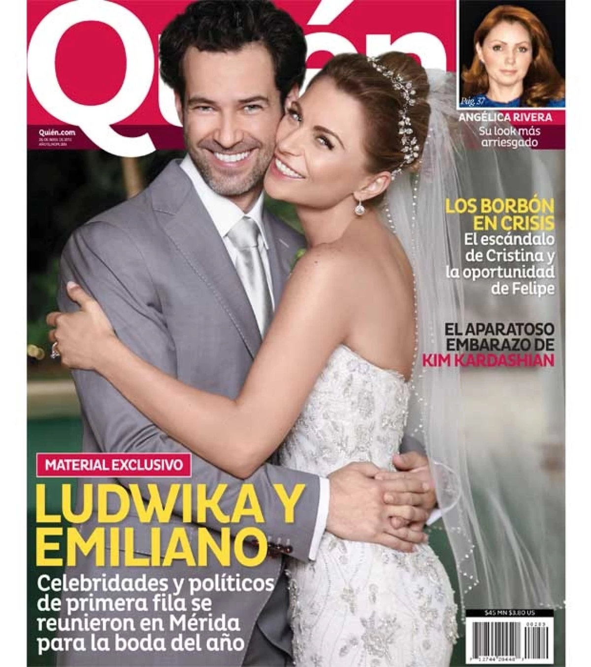 Sin duda la boda del año y para celebrarla, en el nuevo número de la revista Quién tenemos una foto exclusiva como portada, y mucho más detalles de esta ceremonia y fiesta.