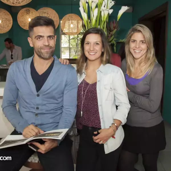 Paolo Peña,Kenne Goyer y Paulina Hassey