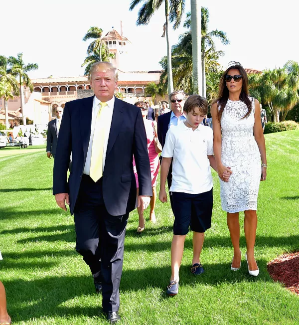 Donald-Barron-Melania-Trump-del-mar-al-lago
