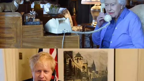 Reina Isabel II y Boris Johnson