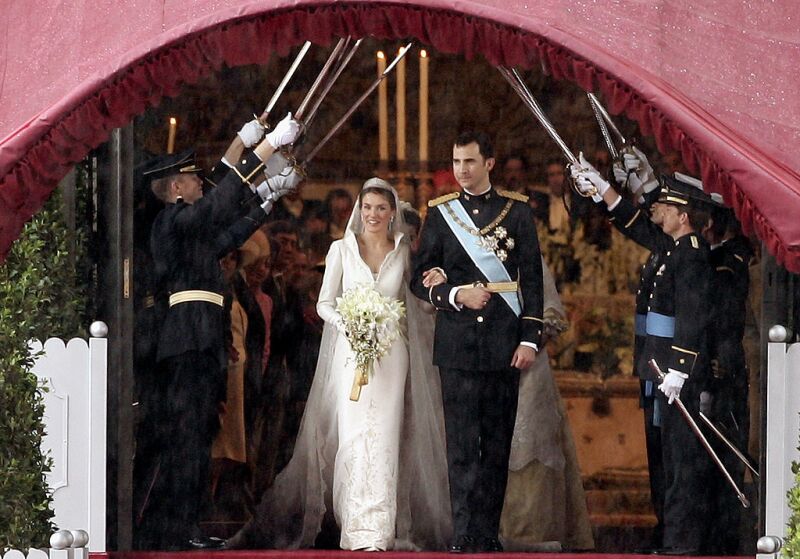 Letizia y el príncipe Felipe