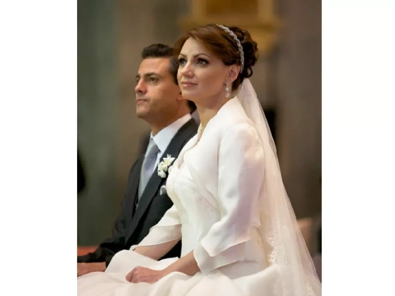 Fue el 27 de noviembre que la actriz y el gobernador del Estado de México contrajeron nupcias ante sus familiares y amigos.