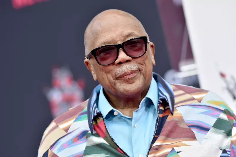 Quincy Jones Hand And Footprint Ceremony