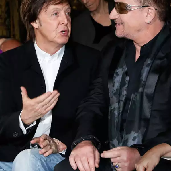 Paul McCartney, Bono.
