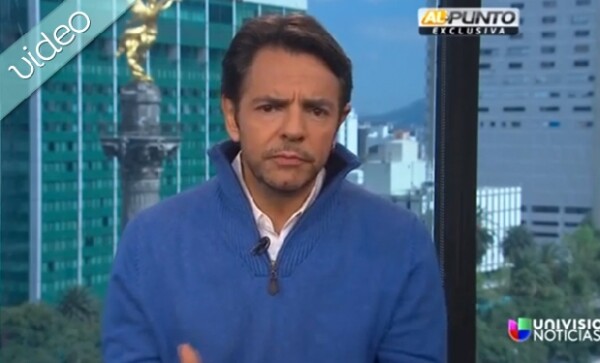 Aunque pocas veces interviene en temas políticos Eugenio se dijo dolido por la situación que vive el país.