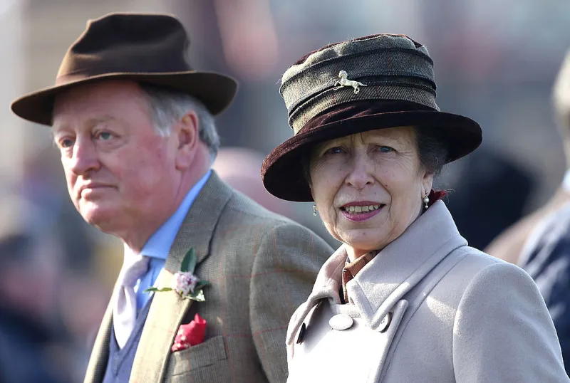 Andrew Parker y la princesa Ana