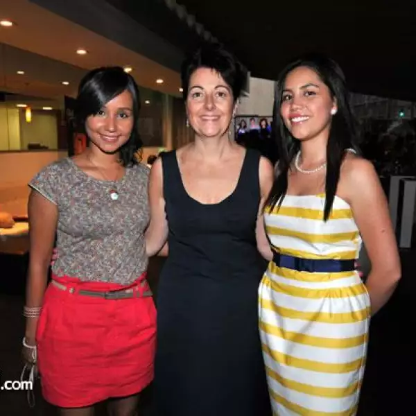 Pamela Sánchez,Francesca D´Agata y Tanya Estrada