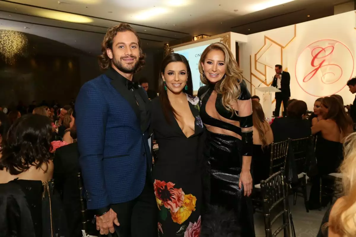 Lambda García, Eva Longoria y Geraldine Bazán