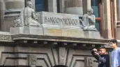 Fachada Banco de México (Banxico), Centro Histórico, Ciudad de México. Foto: Moisés Pablo/Cuartoscuro. 