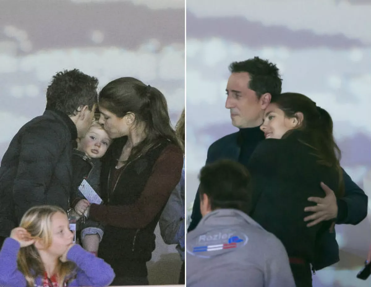 Muy enamorados, así vimos a la pareja en el Gucci Masters con su hijo el año pasado.