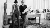 Ralph Lauren In His Office