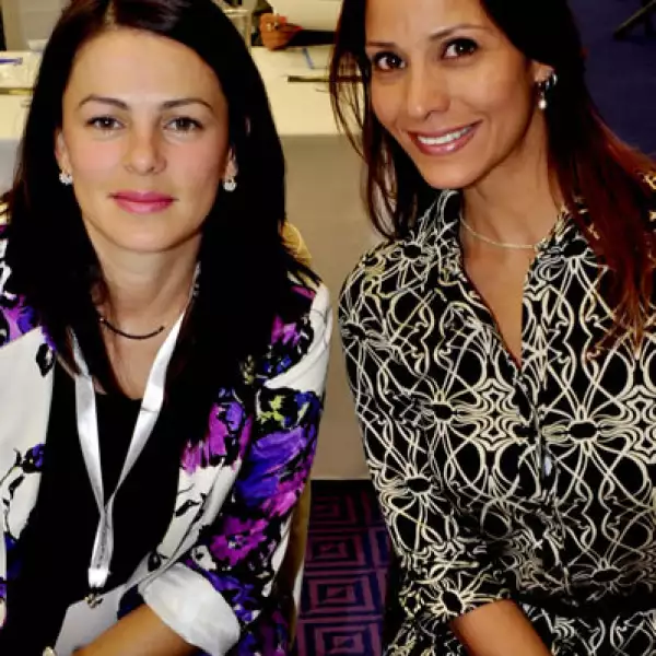 Ivonne Villafuerte de Huerta y Sandra Cantisani