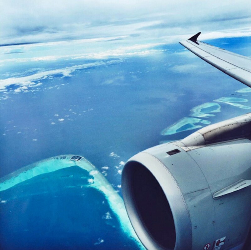 La vista desde la ventana de tu avión.