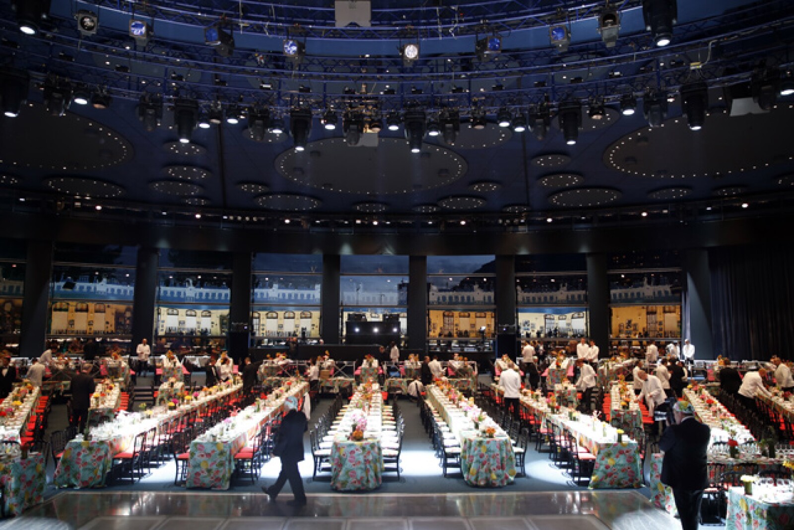Vista de la decoraciÃÂ³n del Montecarlo Sporting Club de MÃÂ³naco.