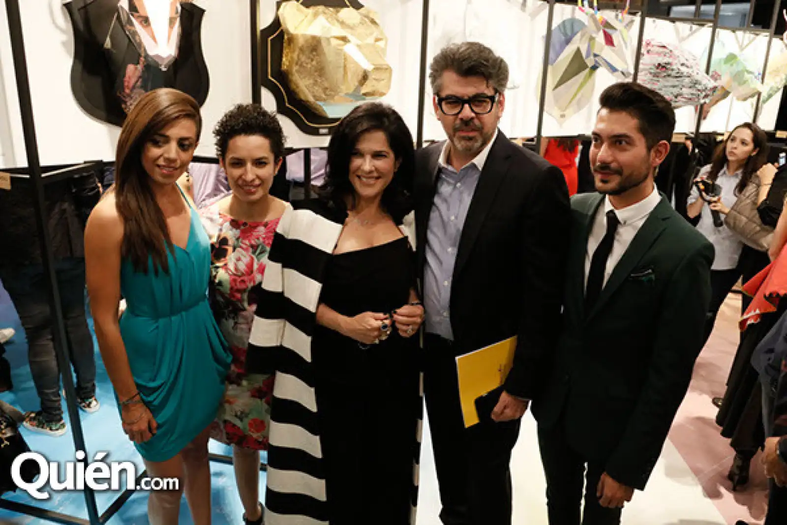 Saraí Noguez, Melissa Falcón, Martha Debayle, Carlos Salcido y Raymundo Botello