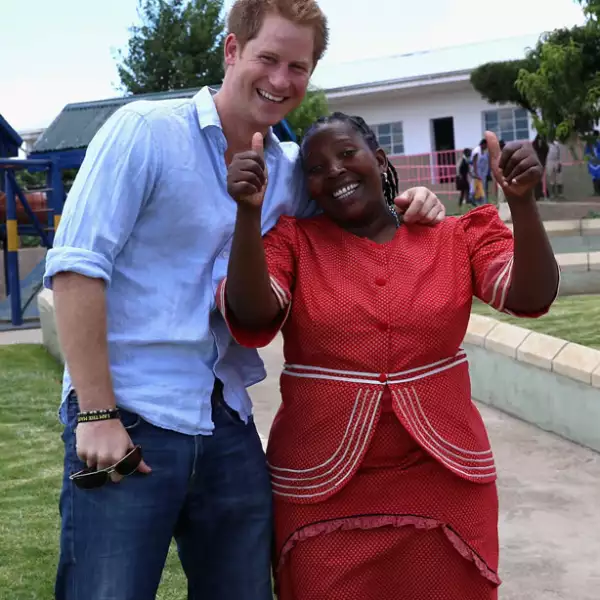 Harry estuvo casi tres días de visita y se le vio sonriente en todo momento.