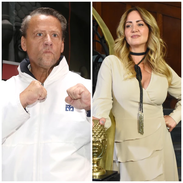Alfredo Adame y Andrea Legarreta