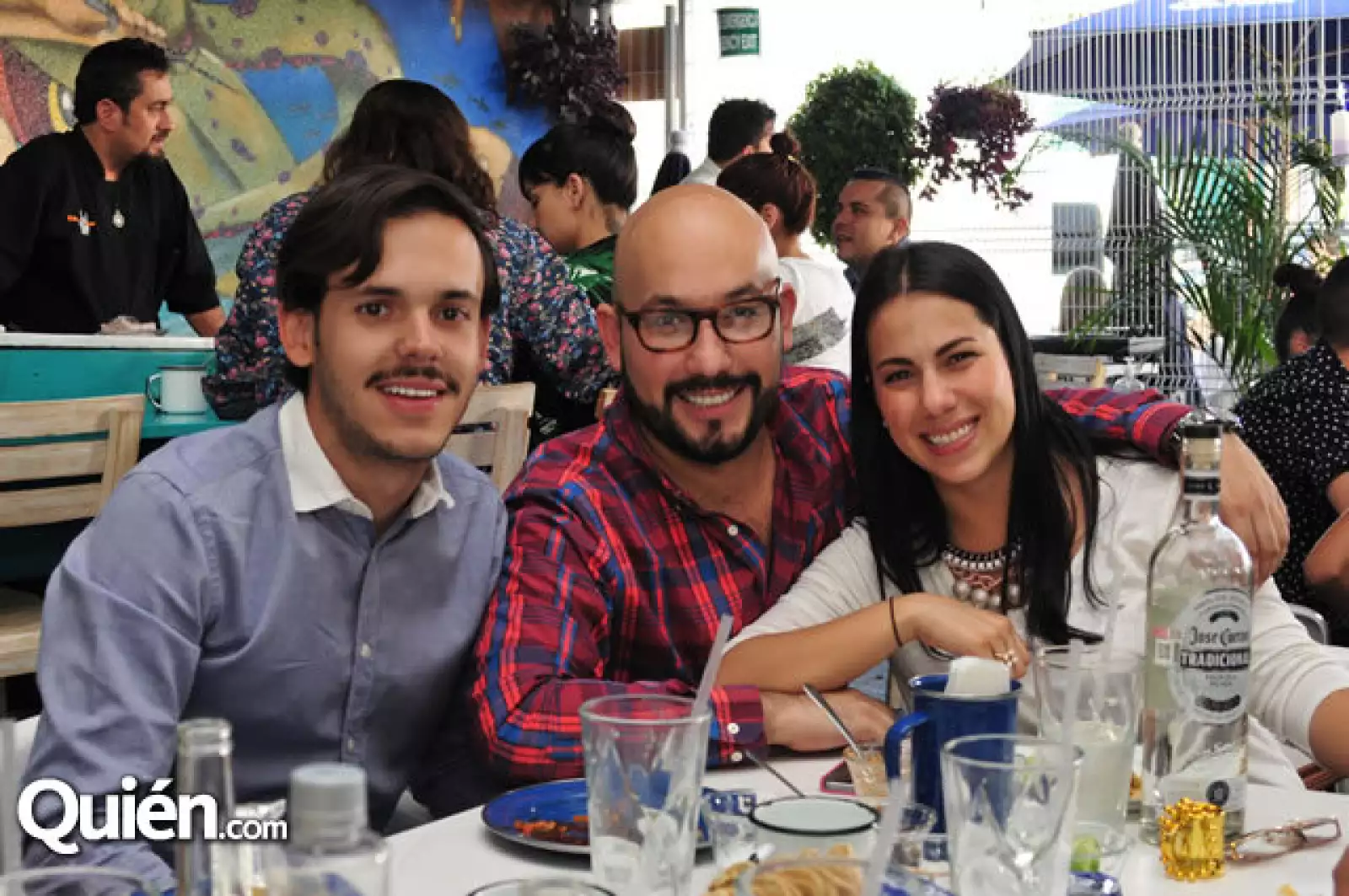 Julio Sánchez,Paulo y Mariana Orendain