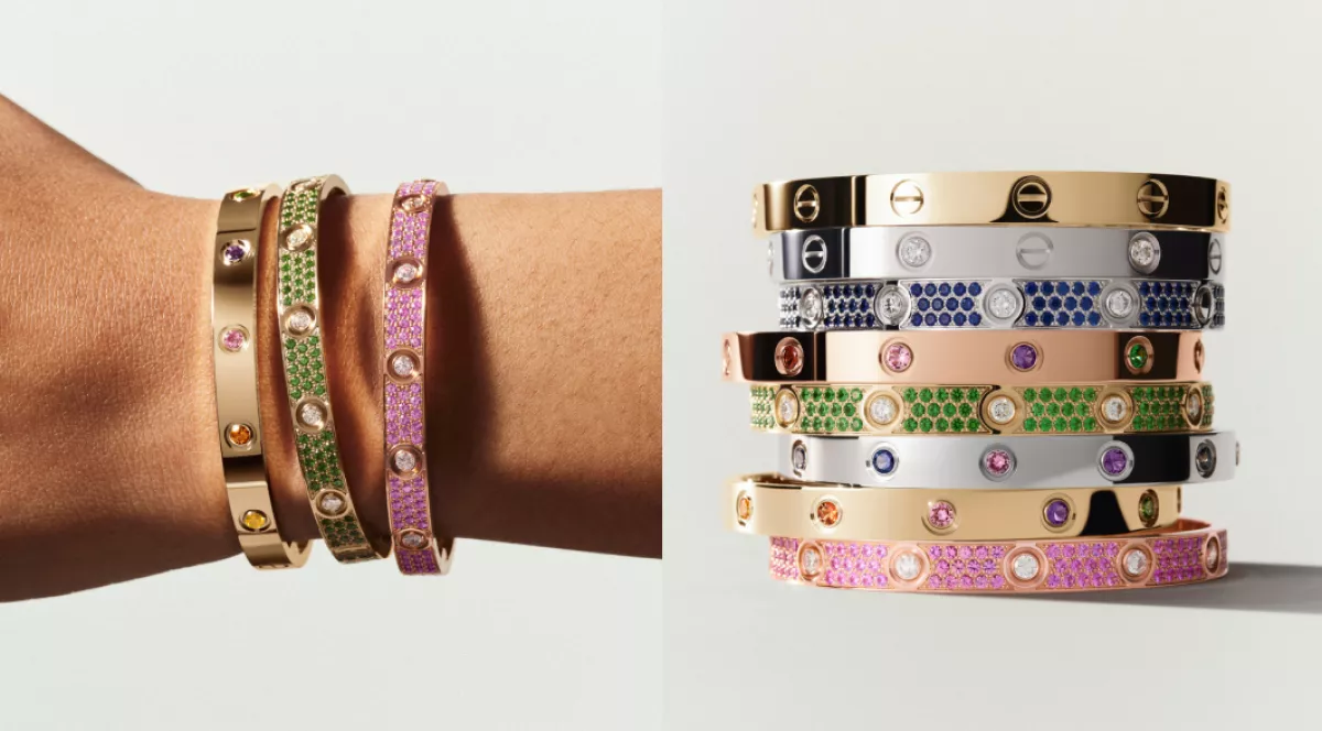 cartier love colors