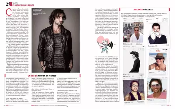 Alan Salomón en brand manager y head representative de Tinder en México.