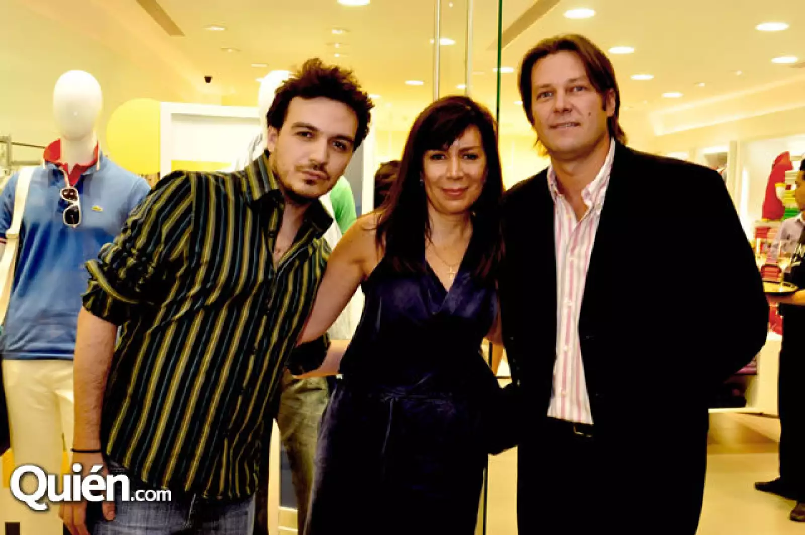 Guillermo Martínez, Diana Reyes y Oscar Stadelmann