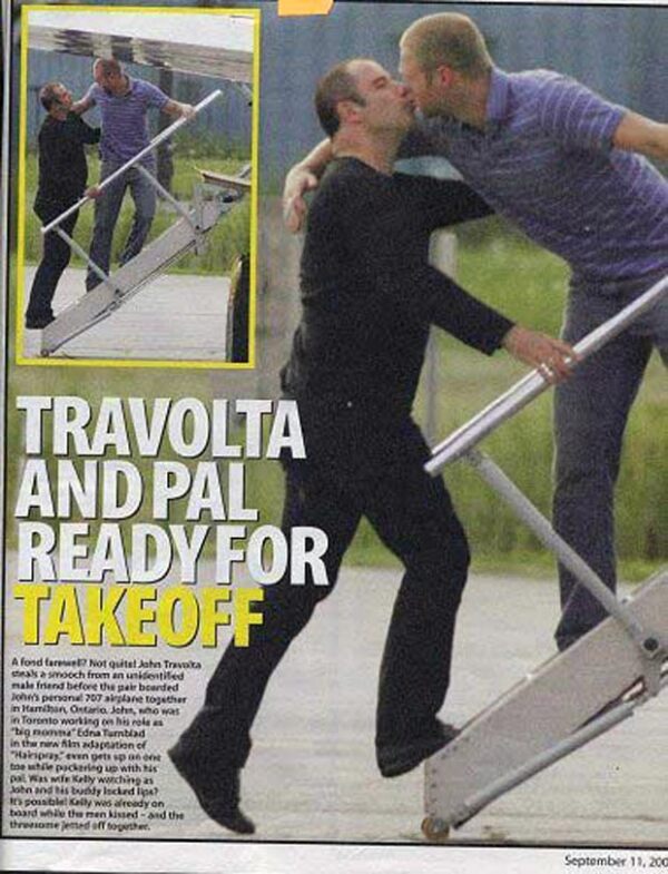 En más de una ocasión, se ha dicho que John Travolta es gay.