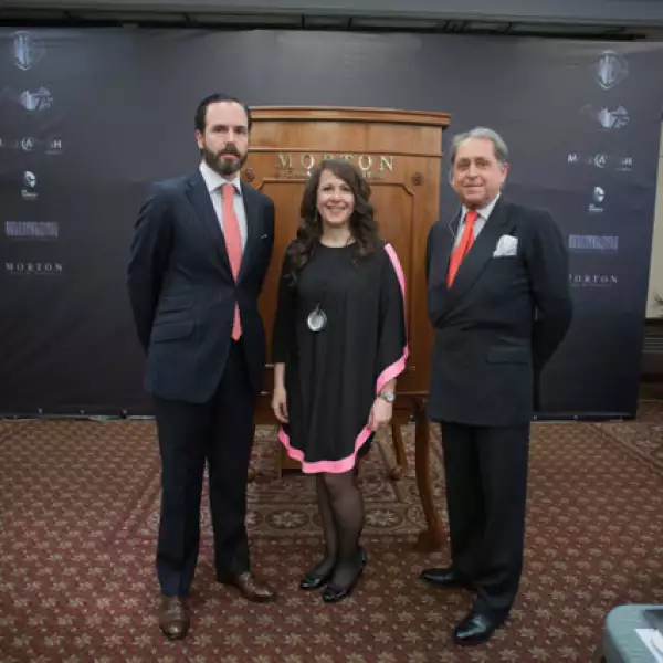 Joaquín Colino, Paola Berger y Luis López Morton
