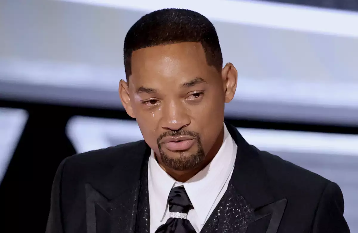 (Will Smith durante los premios Oscar)