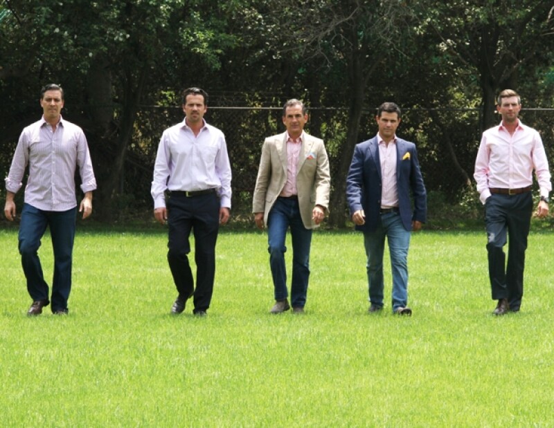 Francisco Pasquel, Marcelo Galán Pizzuto y Rodrigo Lambres participan en el Grand Prix by Thomas Pink de polo, realizado del 2 al 5 de mayo en el Rancho Avándaro.