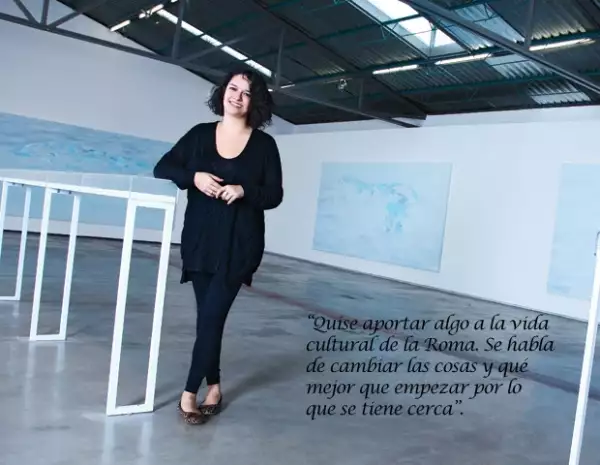 Pamela Echeverría dirige la galería Labor.