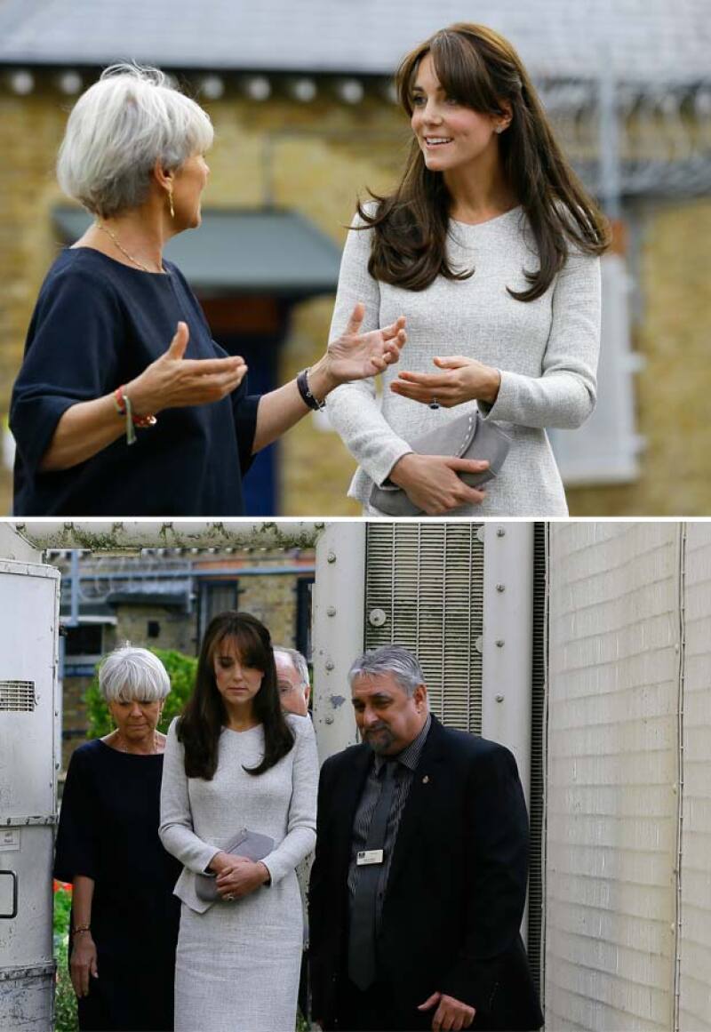 La duquesa visitó sorpresivamente la cárcel de mujeres del sureste de Londres.