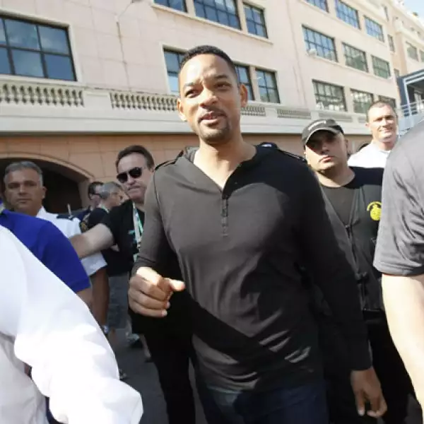 Will Smith viajó a Mónaco para ver la carrera.
