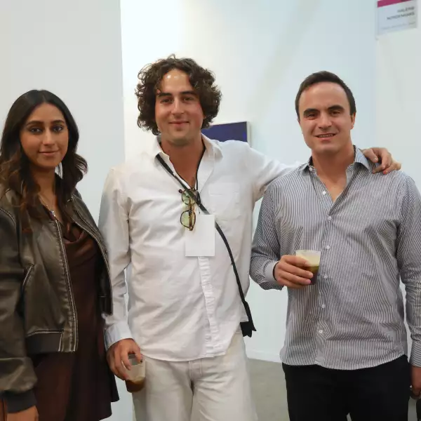 María Jimena Cerda, Ramiro González Luna y Héctor Sulaimán