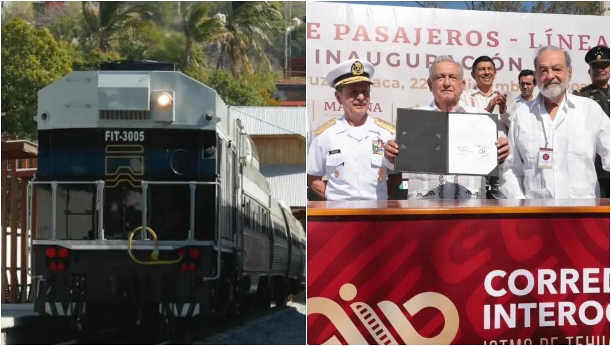 AMLO inaugura el Tren Interoceánico del Istmo de Tehuantepec