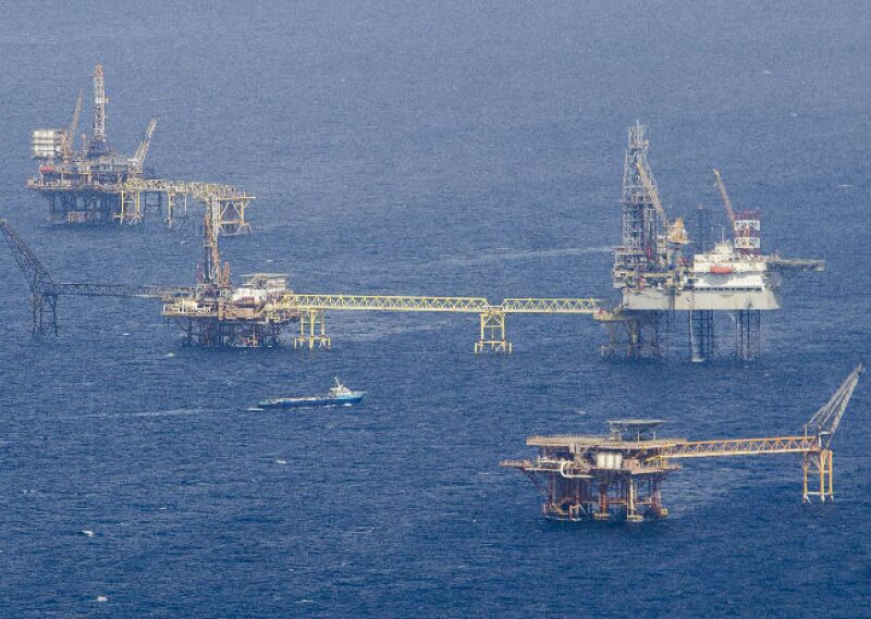 plataformas petroleras de Pemex en la Sonda de Campeche