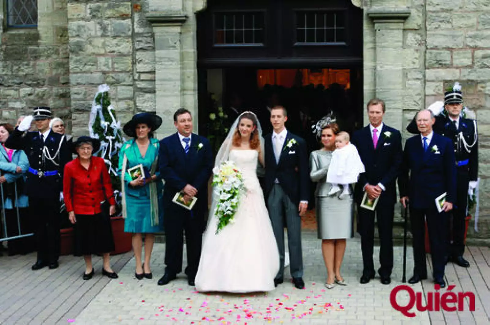 Familia de Tessy, Tessy Anthony, Príncipe Luis de Luxemburgo, María Teresa Mestre duquesa de Luxemburgo, Gabriel de Nassau, Enrique duque de Luxemburgo, Juan gran duque de Luxemburgo