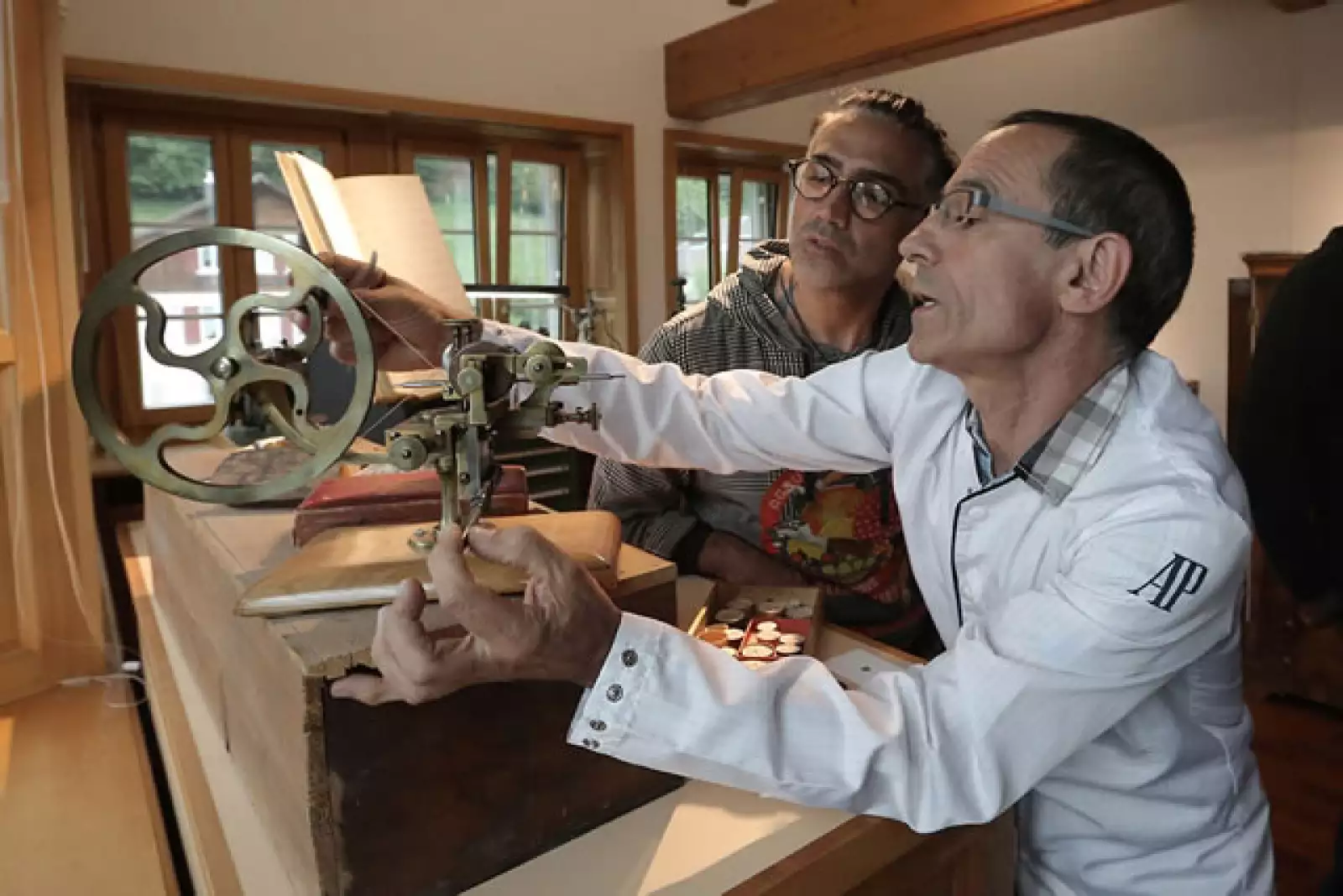 Alejandro también participó en una masterclass del movimiento 3090, representativo de la casa.