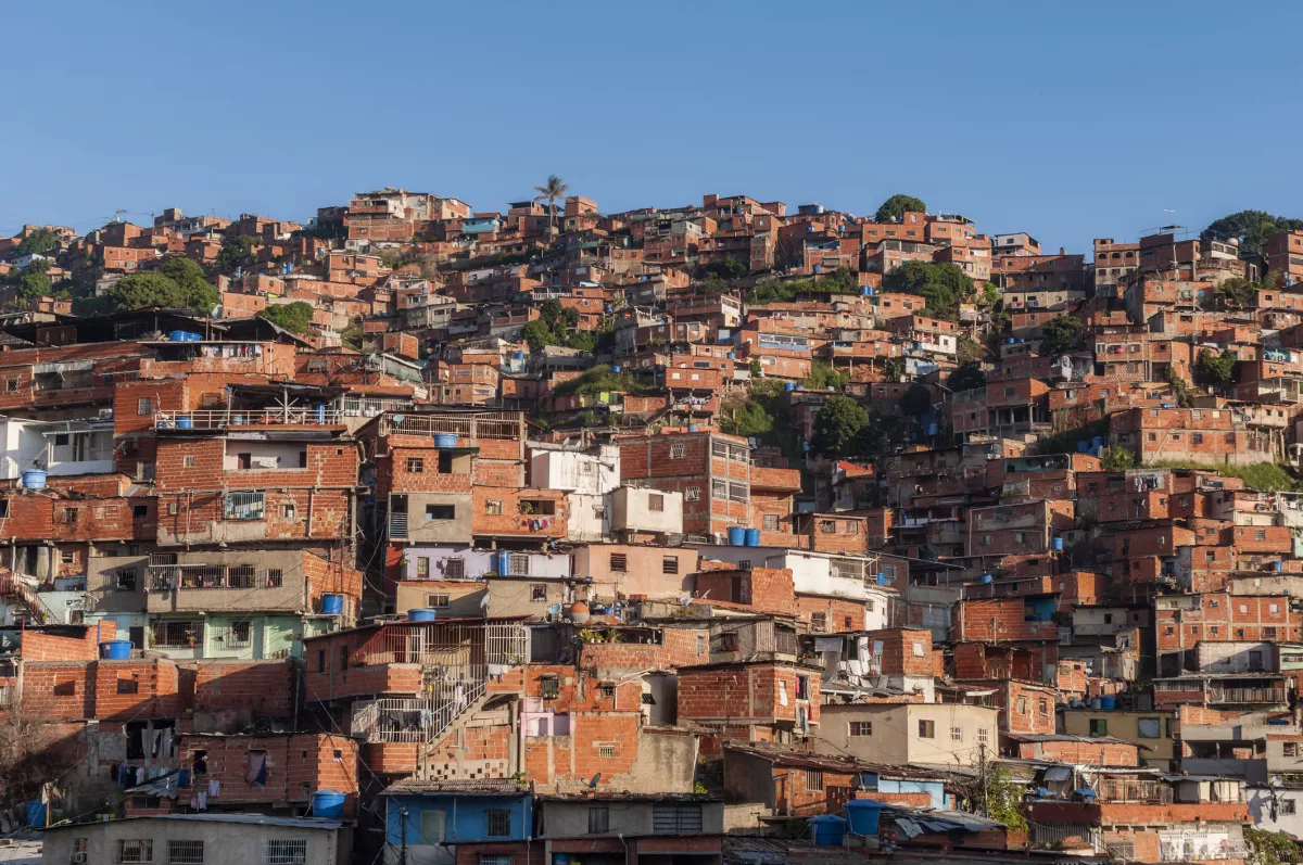 Latin neighborhood in the morning